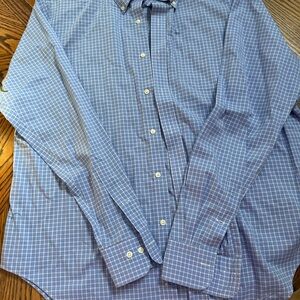 Ralph Lauren Light Blue Grid Men's Shirt